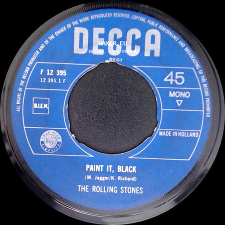 The Rolling Stones - Paint It, Black / Long Long While side A
