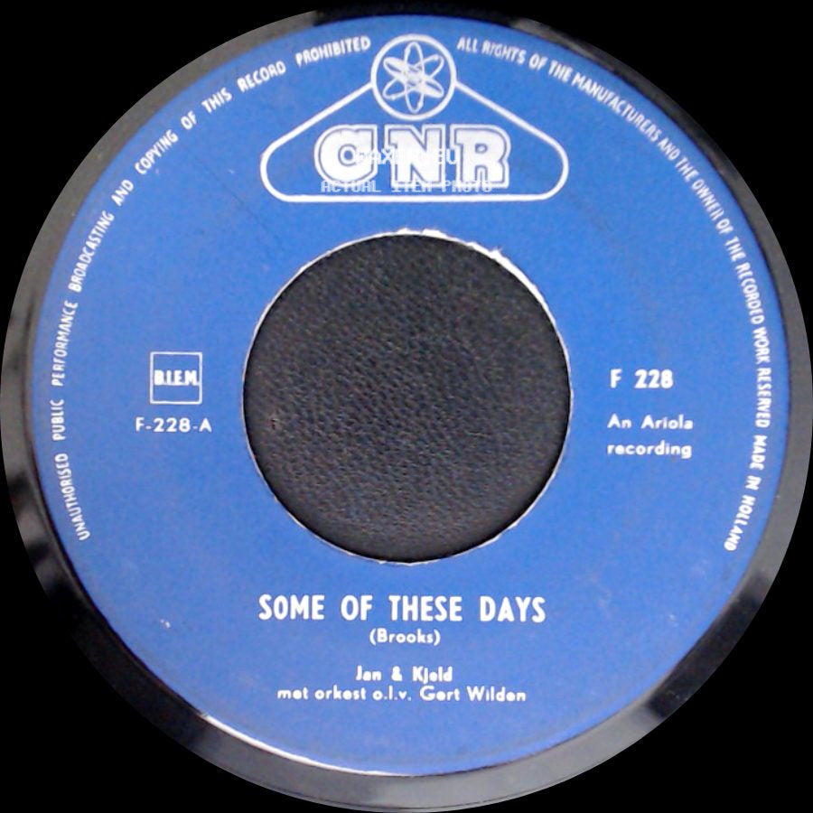 Jan & Kjeld - Some Of These Days / I Can't Give You Anything But Love side A