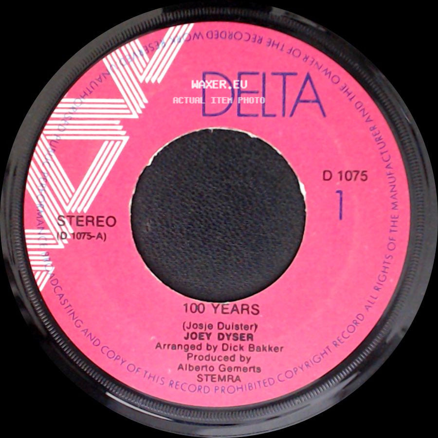 Joey Dyser - 100 Years / My Love side A