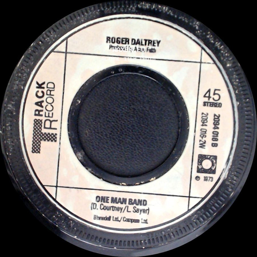 Roger Daltrey - It's A Hard Life / One Man Band side B