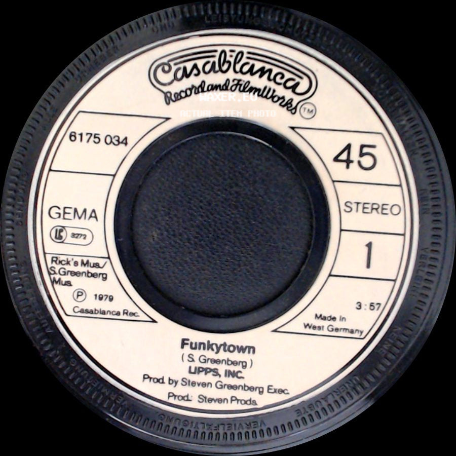 Unknown Artist - Funkytown / All Night Dancing side A