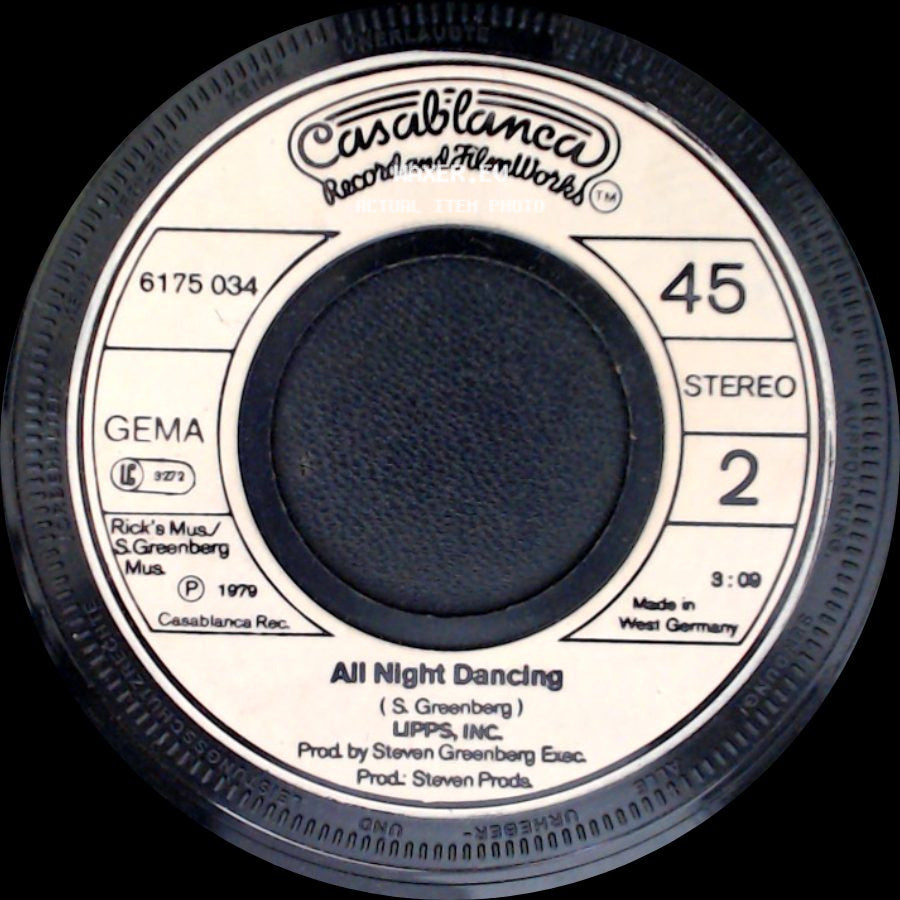 Unknown Artist - Funkytown / All Night Dancing side B