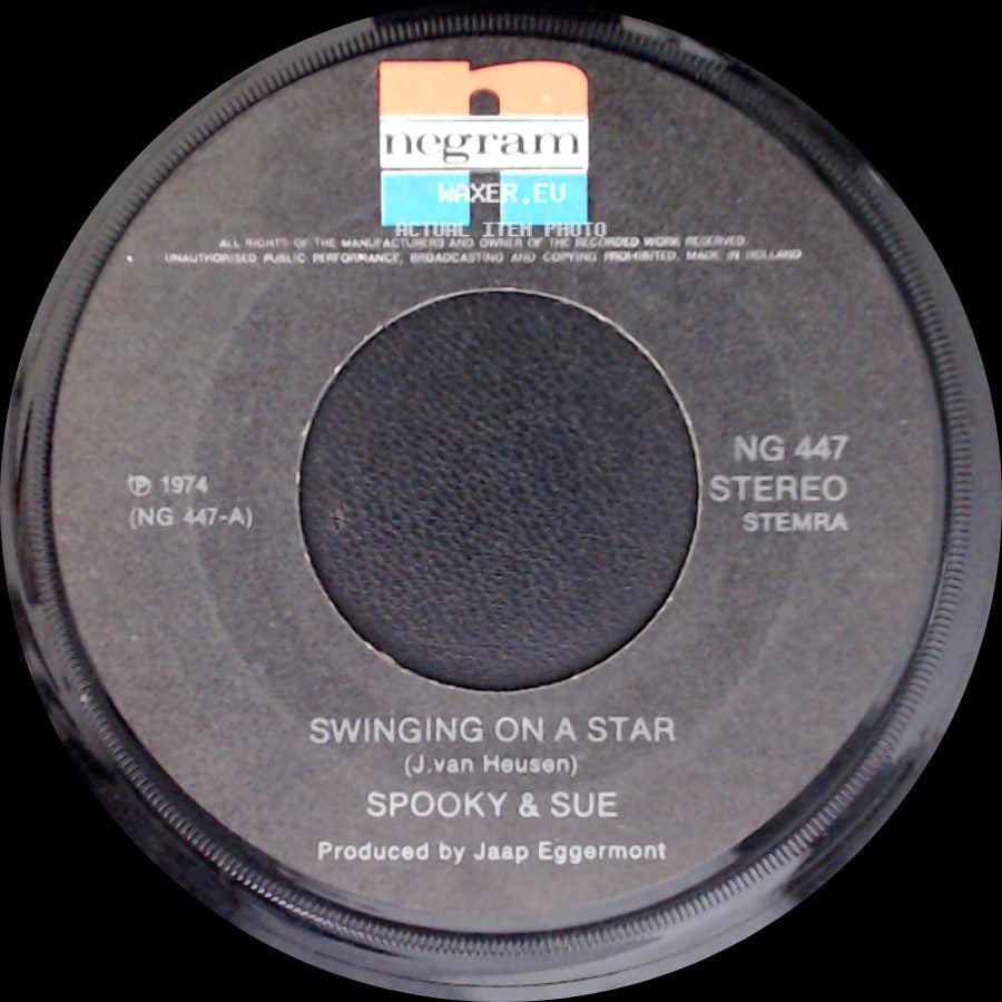 Spooky & Sue - Ain't It Good / Swinging On A Star side B