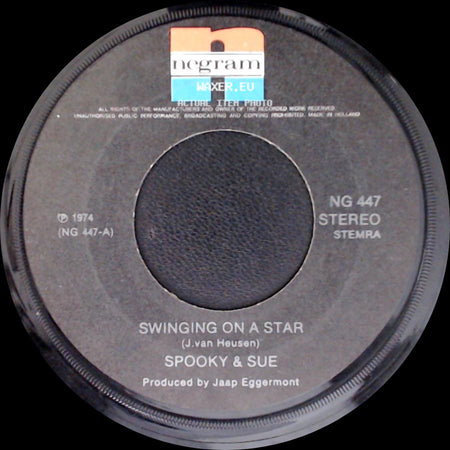 Spooky & Sue - Ain't It Good / Swinging On A Star side B