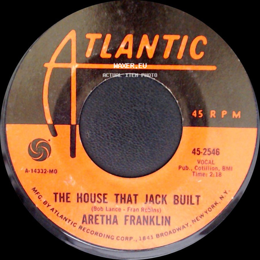Aretha Franklin - The House That Jack Built / I Say A Little Prayer side A