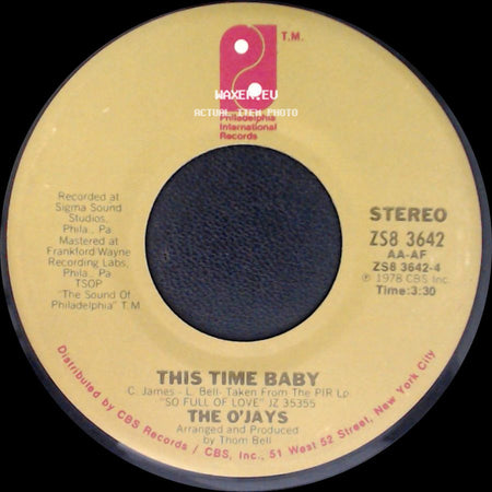 The O'jays - This Time Baby / Use Ta Be My Girl side A