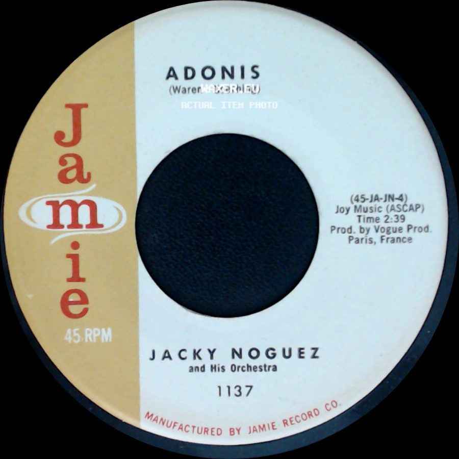 Jacky Noguez / Jacky Noguez And His Orchestra - Marina (Granata) / Adonis side B