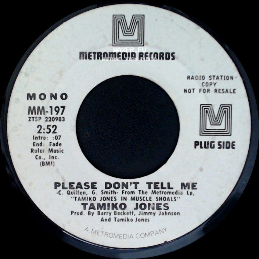 Tamiko Jones - Please Don't Tell Me / Blossom side A