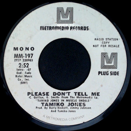 Tamiko Jones - Please Don't Tell Me / Blossom side A