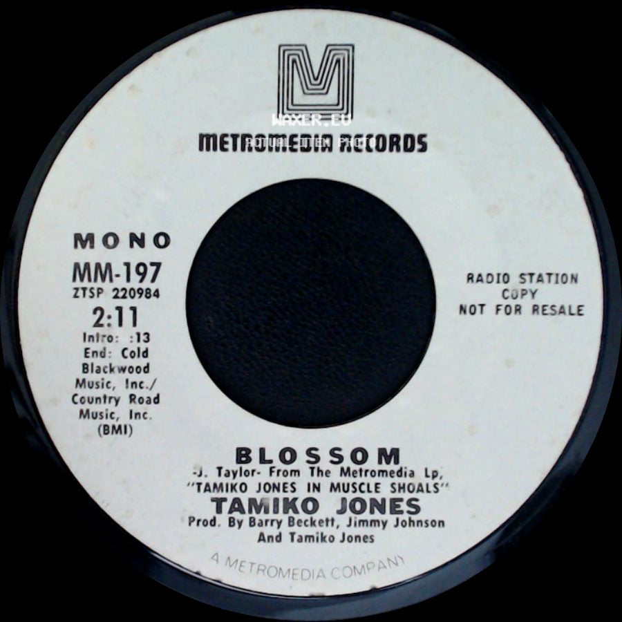 Tamiko Jones - Please Don't Tell Me / Blossom side B