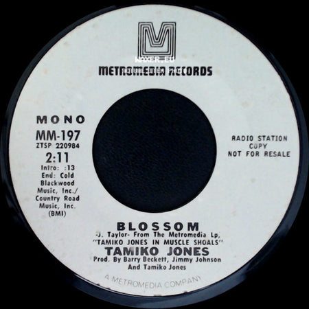 Tamiko Jones - Please Don't Tell Me / Blossom side B