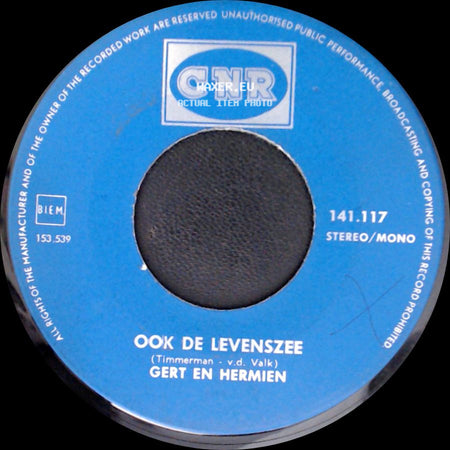 Gert / Gert En Hermien - En Dat Vergeet Ik Nooit / Ook De Levenszee side B