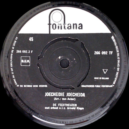 De Feestneuzen - Als 't Water In De Maas / Joecheidie Joecheida side B