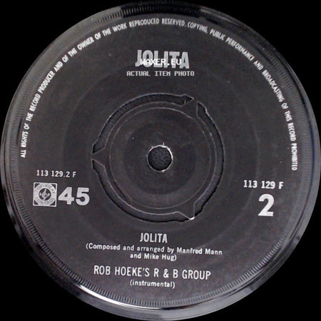 Rob Hoeke's R & B Group - Jolita / Jolita side A