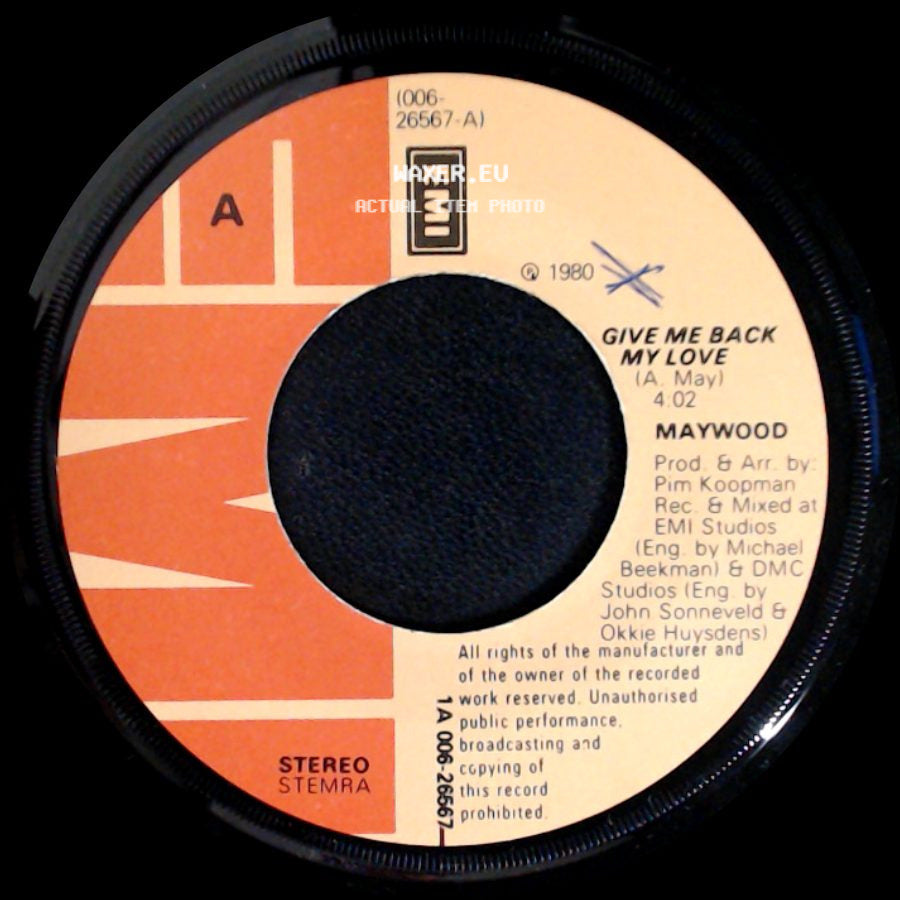 Maywood - Give Me Back My Love / That Certain Feeling side A