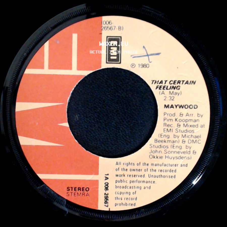 Maywood - Give Me Back My Love / That Certain Feeling side B