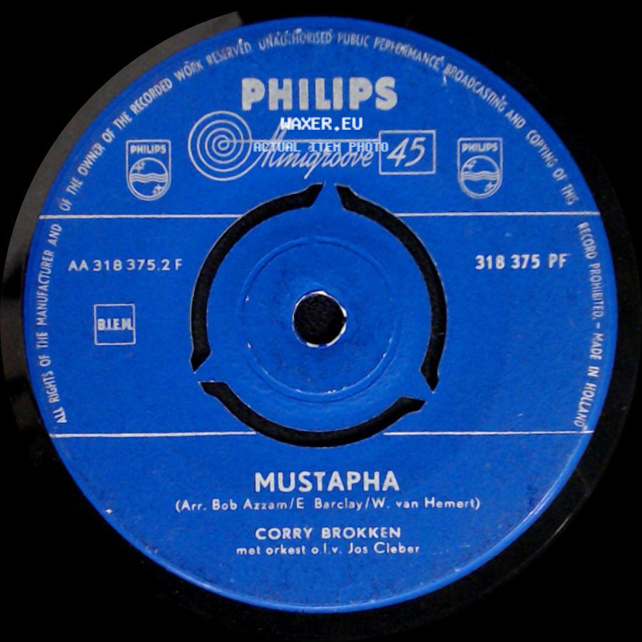 Corry Brokken - Mustapha / Milord side A