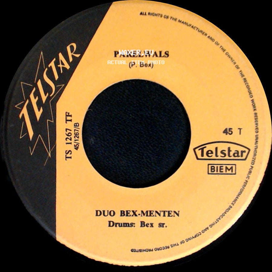 Duo Bex-Menten - Kristalwals / Parelwals side B