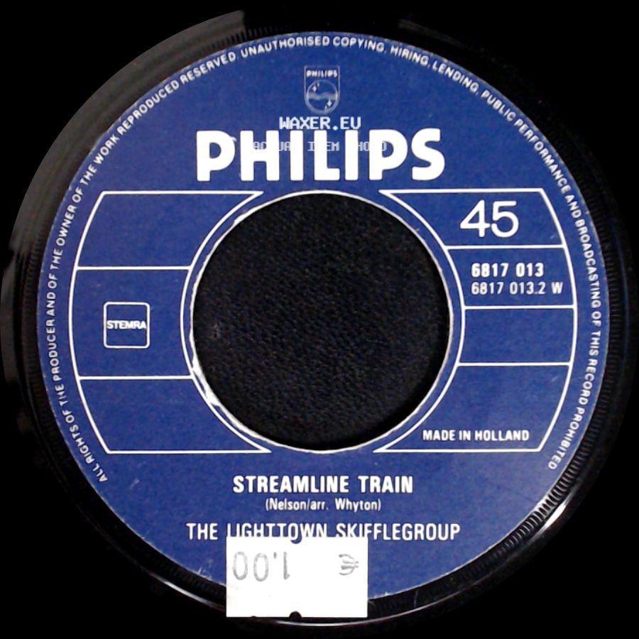 The Lighttown Skifflegroup - Streamline Train / The Cotton Song side A