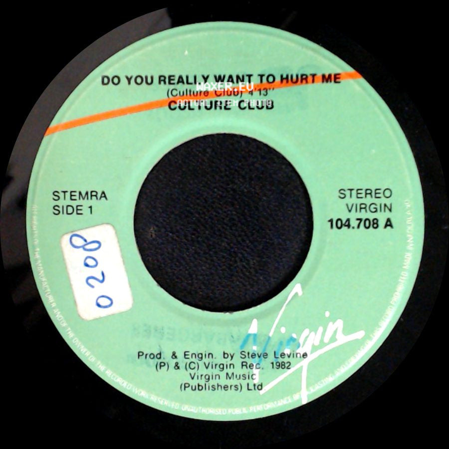 Culture Club - Do You Really Want To Hurt Me / Dub Version (Featuring Peppa Weasel) side A