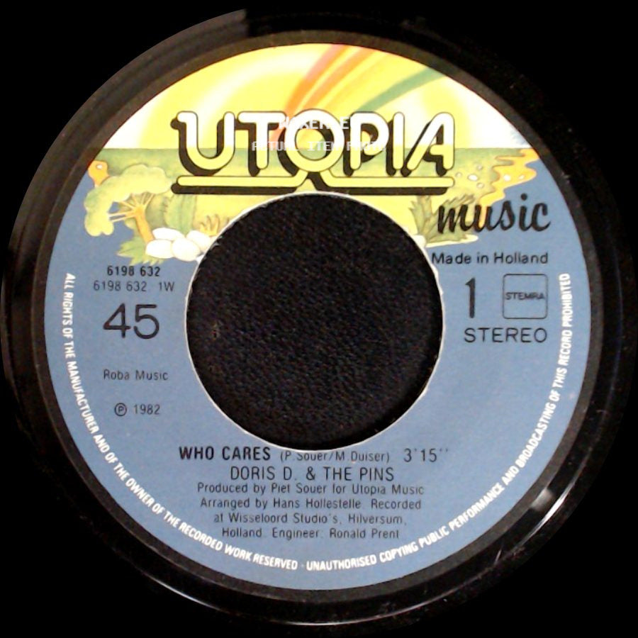 Doris D. & The Pins - Who Cares / Fire And Water side A