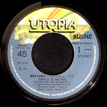 Doris D. & The Pins - Who Cares / Fire And Water side A