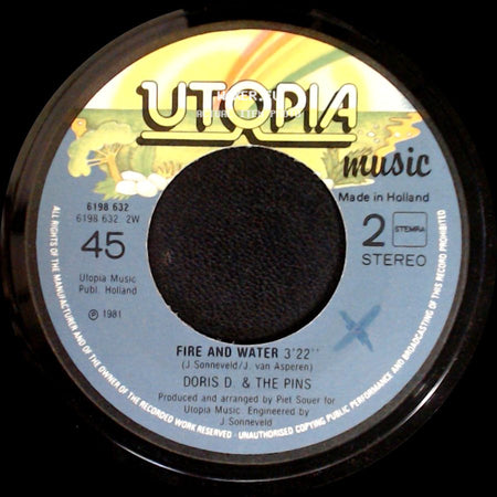 Doris D. & The Pins - Who Cares / Fire And Water side B