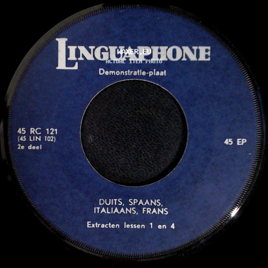 Unknown Artist - Duits, Spaans, Italiaans, Frans / Engels Extracten Lessen 1, 4 En 12 side A
