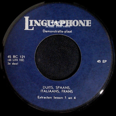 Unknown Artist - Duits, Spaans, Italiaans, Frans / Engels Extracten Lessen 1, 4 En 12 side A