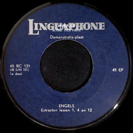 Unknown Artist - Duits, Spaans, Italiaans, Frans / Engels Extracten Lessen 1, 4 En 12 side B