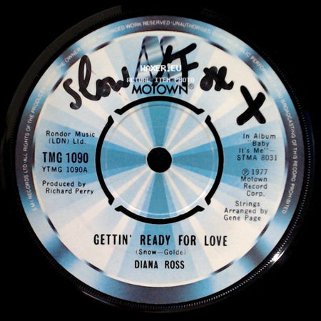 Diana Ross - Stone Liberty / Gettin' Ready For Love side B