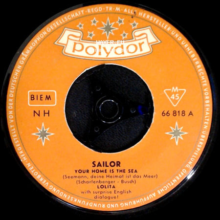 Sailor / Lolita - Your Home Is The Sea / La Luna (Quando La Luna) side A