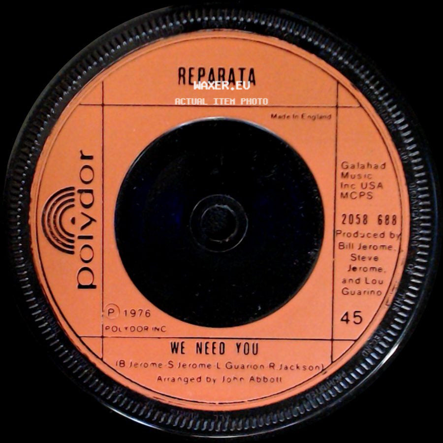 Jesabee Lancer / Reparata - Jesabee Lancer (The Belly Dancer) / We Need You side B