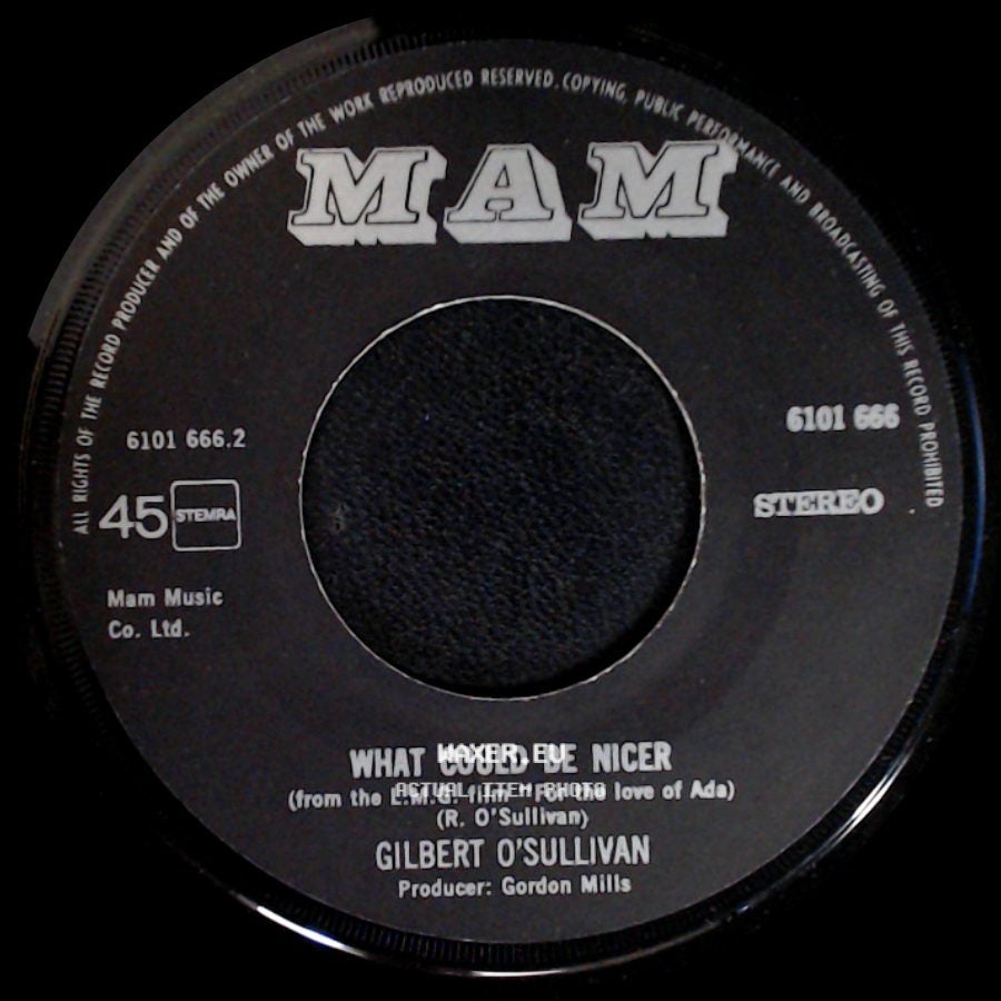 Gilbert O'sullivan - What Could Be Nicer / 3.00 Clair side A