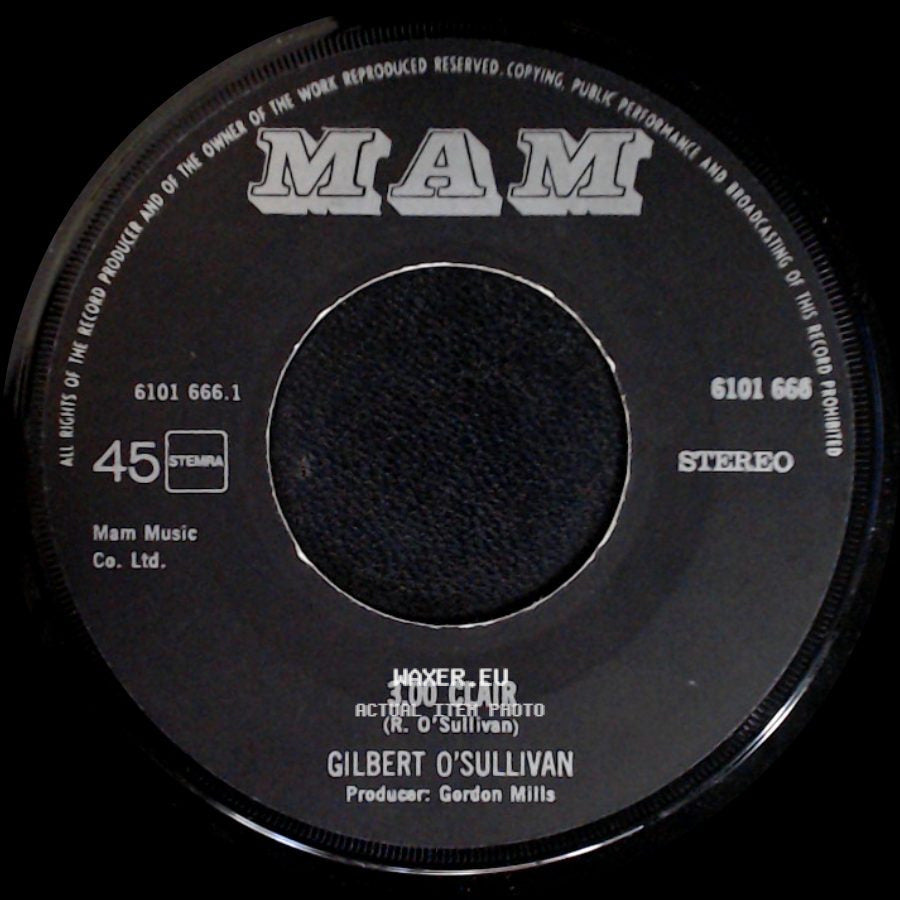 Gilbert O'sullivan - What Could Be Nicer / 3.00 Clair side B