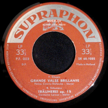 Eva Bernathova, Gleb Axelrod - Liebestraum / Melodie In F / Grande Valse Brillante / Träumerei Op. 15 side B