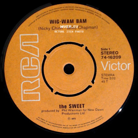 The Sweet - Wig-Wam Bam / New York Connection side A
