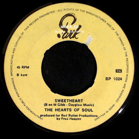The Hearts Of Soul - Sweetheart / Fat Jack side A