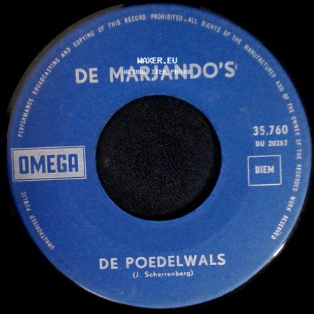 De Kegelmars / De Marjando's - De Marjando's / De Poedelwals side B
