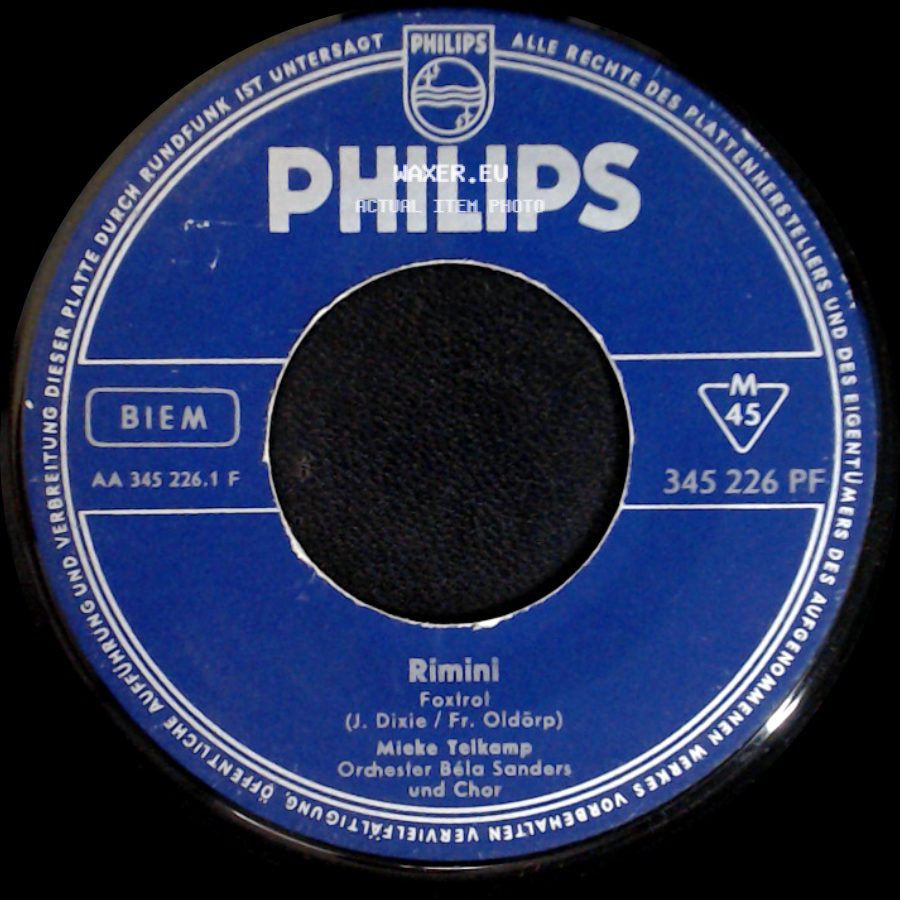 Mieke Telkamp - Mister Mandolino / Rimini side B