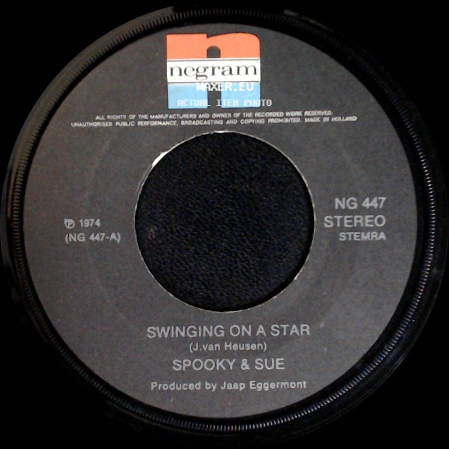 Spooky & Sue - Ain't It Good / Swinging On A Star side B