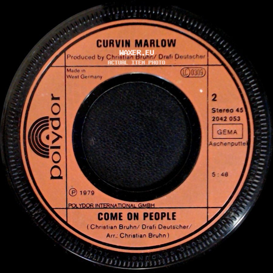 Curvin Marlow - Come On People / Oh Carolina side A