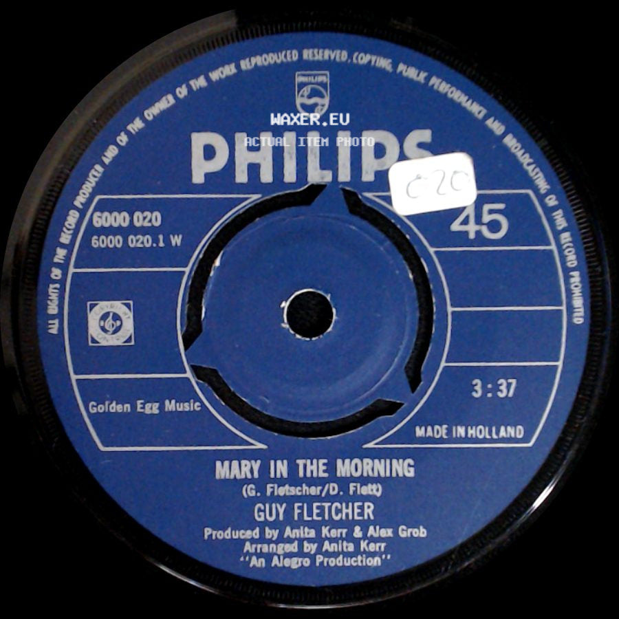 Guy Fletcher - Mary In The Morning / Make Me Stand Again side A