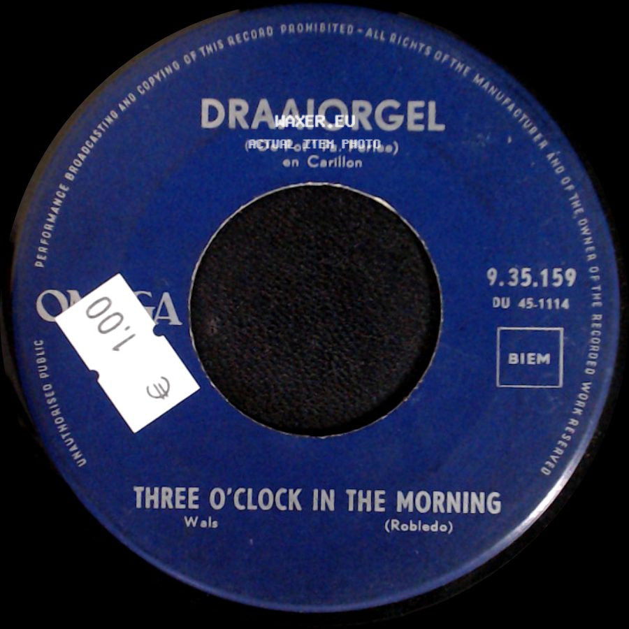Draaiorgel - Draaiorgel / Three O'clock In The Morning side B