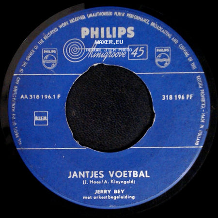 Jerry Bey - In De Kleine Kazerne / Jantjes Voetbal side B