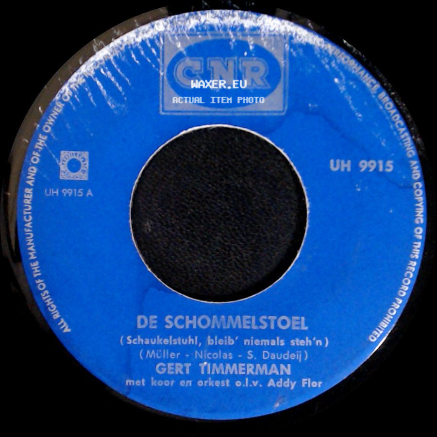 Gert Timmerman - Jij Bent 't Lichtpunt In M'n Leven / De Schommelstoel (Schaukelstuhl, Bleib' Niemals Stehn) side B