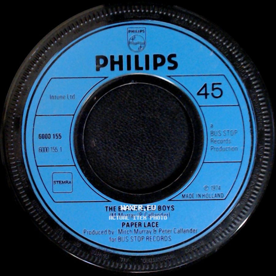 The Black Eyed Boys / Paper Lace - Paper Lace / Jean side A