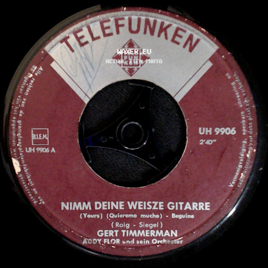 Gert Timmerman - Im Weissen Sand Lag Eine Rose / Nimm Deine Weisze Gitarre side B