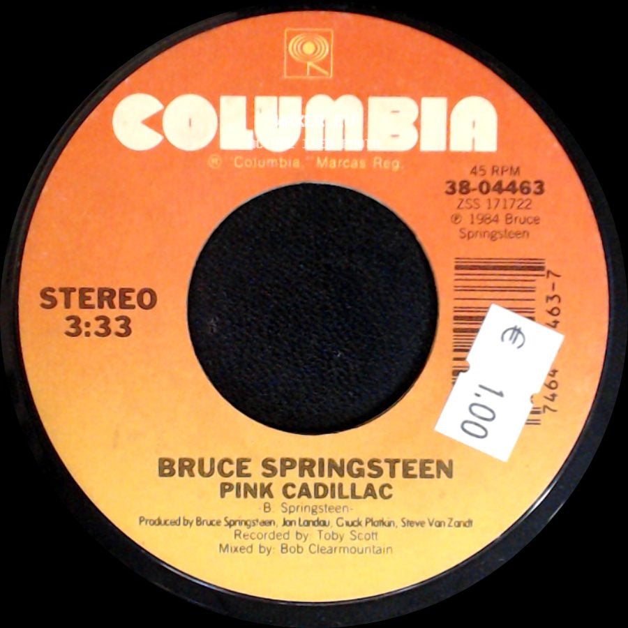 Bruce Springsteen - Pink Cadillac / Dancing In The Dark side A