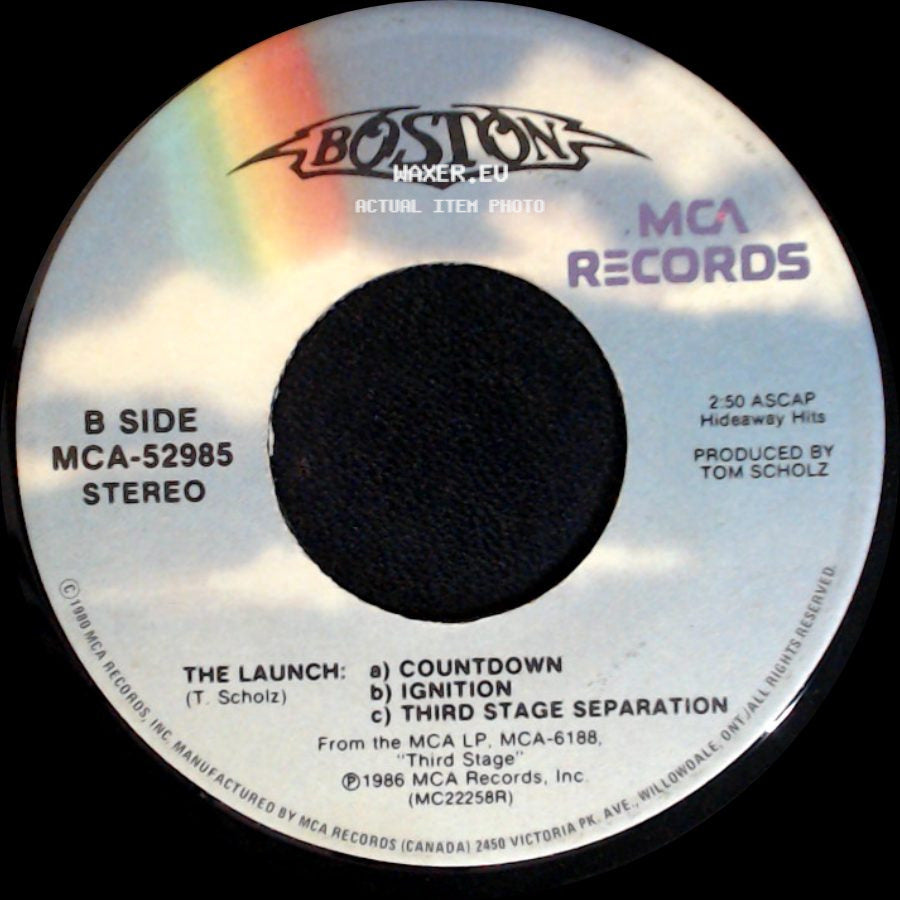 Boston - We're Ready / The Launch side B